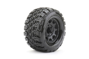 Echo Six Hobbies. Power Hobby 1/10 2.8 MT King Cobra Belted Tires (2) w/Removable Hex