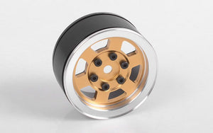 Echo Six Hobbies. RC4WD Six-Spoke 1.55" Internal Beadlock Wheels (Gold)