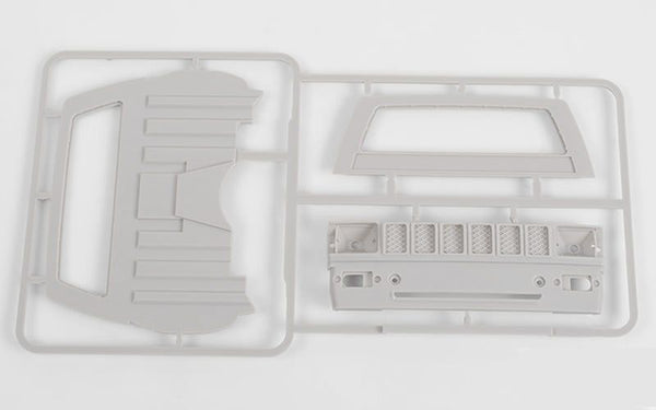 Echo Six Hobbies. RC4WD Mojave II Cab Back Panels and Grill Parts Tree (Primer Gray)