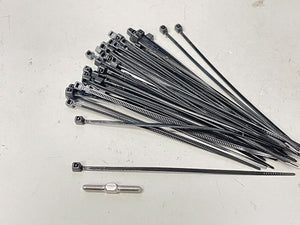 Echo Six Hobbies Scale Reflex Ultra Thin Micro Zip Ties (50pc)