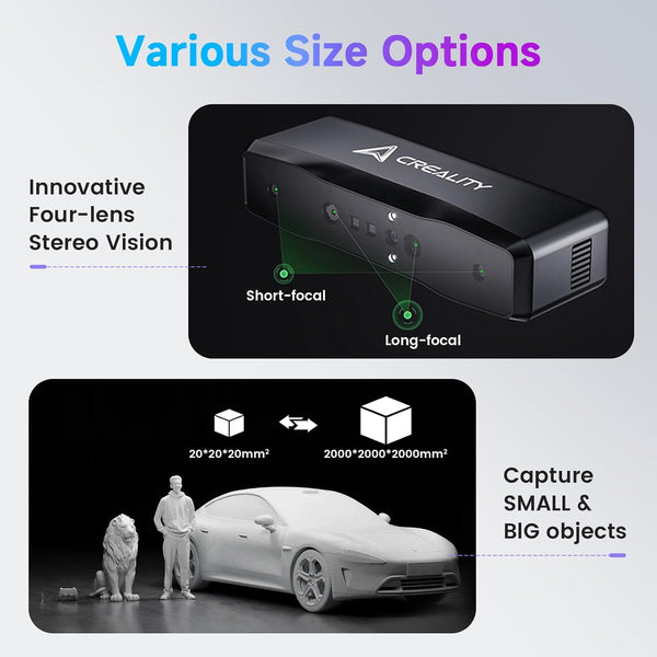 Echo Six Hobbies Creality CR-Scan Otter Lite 3D Scanner for 3D Printing – Image 3 | DroneNerds