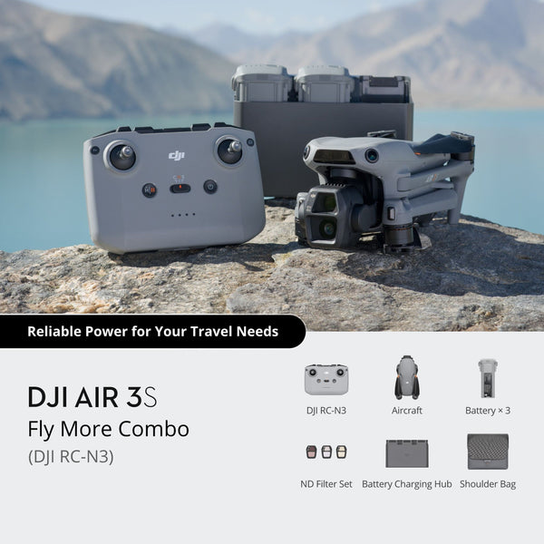 Echo Six Hobbies DJI Air 3S Fly More Combo (DJI RC-N3) – Image 2 | DroneNerds