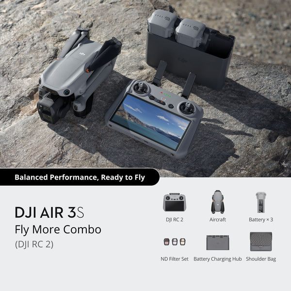 Echo Six Hobbies DJI Air 3S Fly More Combo (DJI RC 2) – Image 2 | DroneNerds