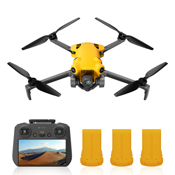 Echo Six Hobbies Skyrover X1 Combo with Screen Controller and 3 Batteries (Yellow) – Image 1 | DroneNerds