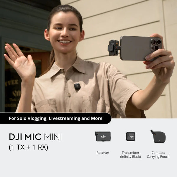 Echo Six Hobbies DJI Mic Mini (1 Transmitter + 1 Receiver) – Image 2 | DroneNerds