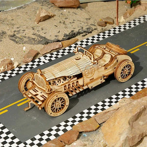 Echo Six Hobbies ROKR Grand Prix Car scale model 3D wooden puzzle, product image 2