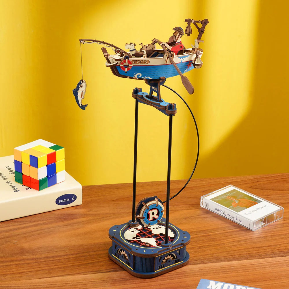 Echo Six Hobbies - ROKR Ocean Fisher Pendulum Balance Toy 3D Puzzle (ROEMCD02), image 1