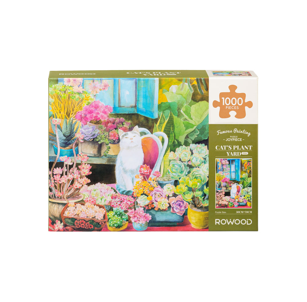 Echo Six Hobbies Rowood Cat's Plant Yard 1000-piece jigsaw puzzle PT012
