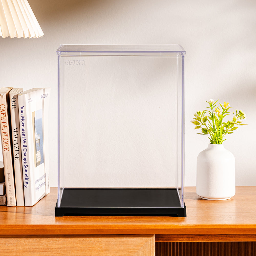 Echo Six Hobbies ROKR RFM03 clear acrylic display box with dark base