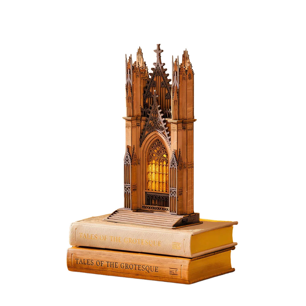 Echo Six Hobbies Rolife Twin-Tower Cathedral 3D wooden puzzle TGA01