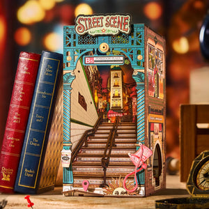 Echo Six Hobbies Rolife Street Scene TGB13 book nook, product image 2