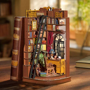 Echo Six Hobbies Rolife Silent Corner Study TGE02 book nook image 2