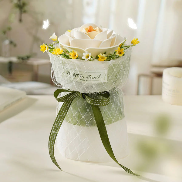 Echo Six Hobbies ROKR White Camellia DIY 3D Puzzle Model, product image 2