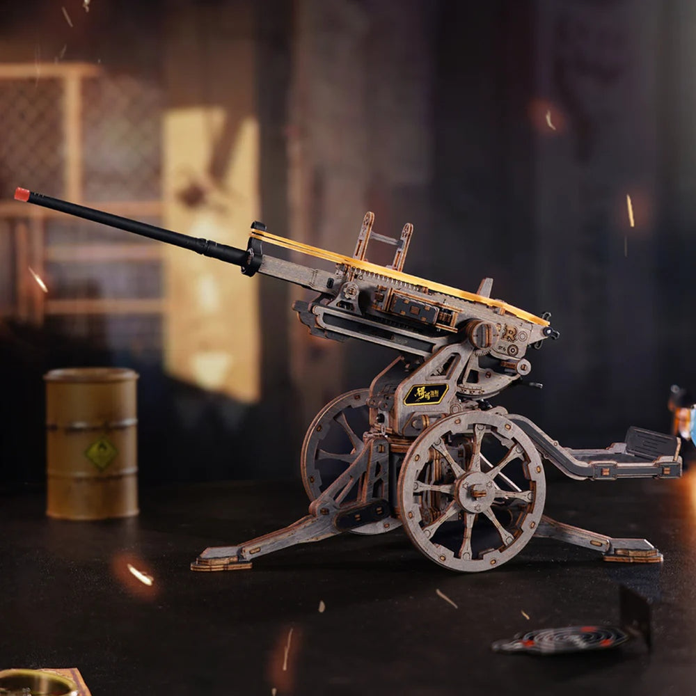 Echo Six Hobbies Robotime ROKR Anti-aircraft Gun LQM01, image 1