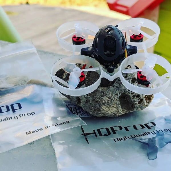 HQProp - Ultralight Whoop Prop 31MMX3 (1.2X1.1X3) (2CW+2CCW)-Poly Carbonate-1MM Shaft — 31mm x 1mm Propellers