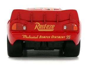 Echo Six Hobbies Rust-eze Medicated Bumper Ointment #55 race car toy, shown from the rear view on a white background.