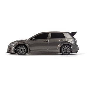 Echo Six Hobbies – BlackZon Myte R grey race car, side profile