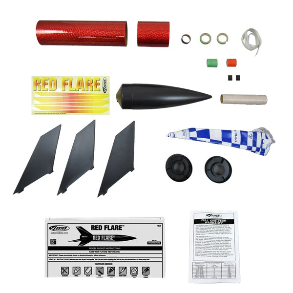 Echo Six Hobbies - Estes Red Flare Model Rocket Kit - product detail 2