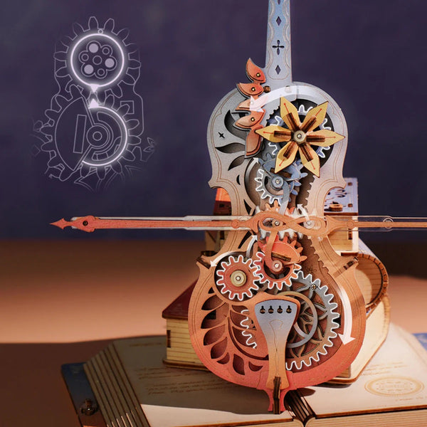 Echo Six Hobbies — ROKR Symphony of Gorgeous Dreams AMK63M — exposed gear mechanism