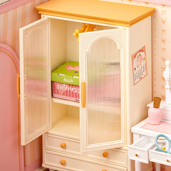 Echo Six Hobbies Rolife Lovely Pink Bedroom DW016 miniature house, product image 3