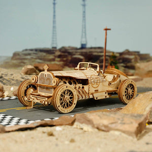 Echo Six Hobbies ROKR Grand Prix Car scale model 3D wooden puzzle, product image 3