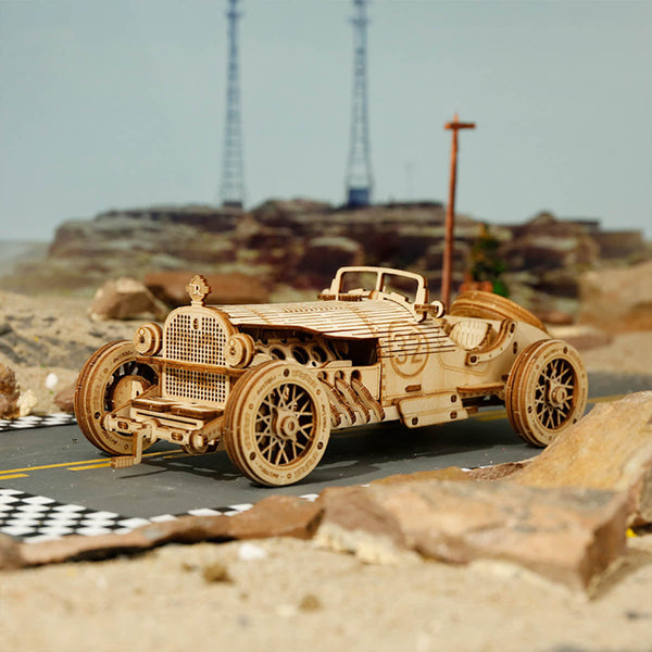 Echo Six Hobbies ROKR Grand Prix Car scale model 3D wooden puzzle, product image 3