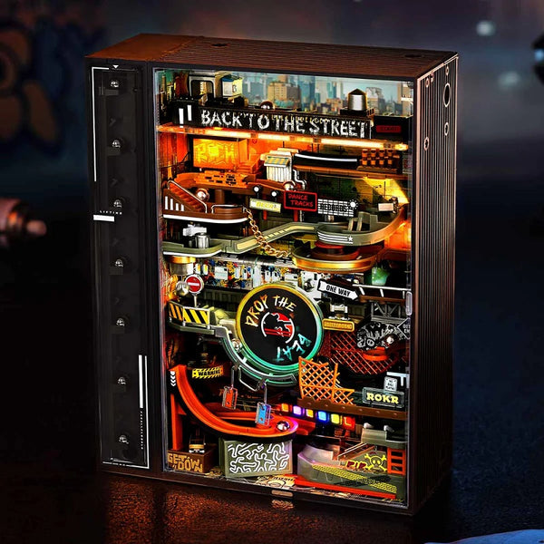 Echo Six Hobbies - ROKR Hip-Hop Street Marble Run Mechanical 3D Puzzle MR03S (ROEMR03S), image 3
