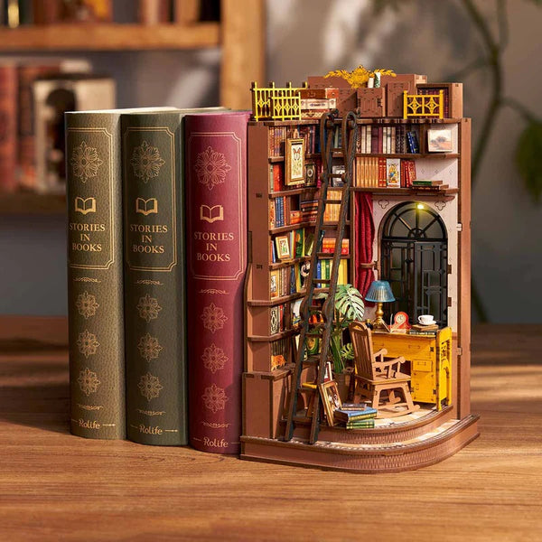 Echo Six Hobbies Rolife Silent Corner Study TGE02 book nook image 3