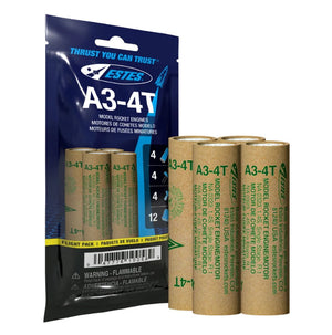 Echo Six Hobbies - Estes A3-4T Model Rocket Engine Flight Pack - product detail 3