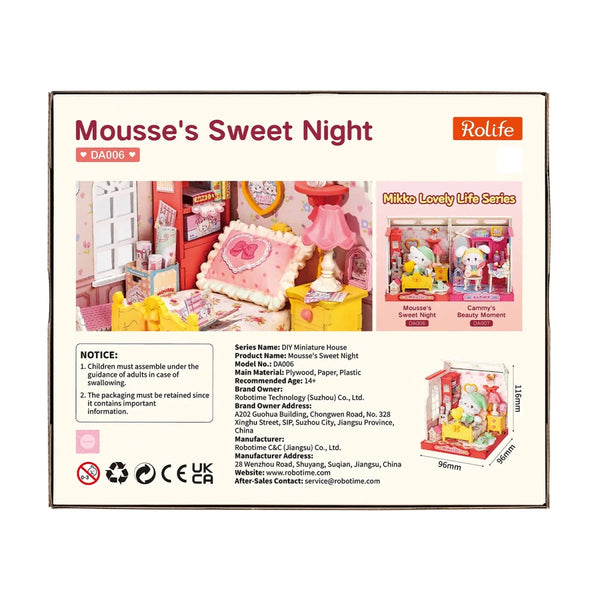 Echo Six Hobbies Rolife Mousse's Sweet Night DA006 miniature house, product image 4