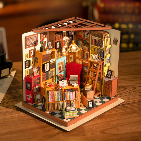Echo Six Hobbies Rolife Sam's Study library miniature house, product image 4