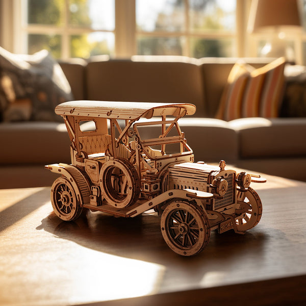 Echo Six Hobbies - ROKR Vintage Car 3D Wooden Puzzle (ROEMC801), image 4