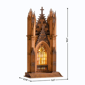 Echo Six Hobbies Rolife Twin-Tower Cathedral assembly view TGA01