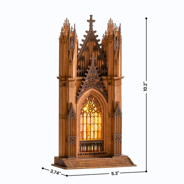 Echo Six Hobbies Rolife Twin-Tower Cathedral assembly view TGA01