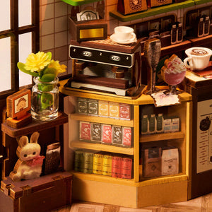 Echo Six Hobbies Rolife Holiday Cafe TGB15 book nook, product image 4