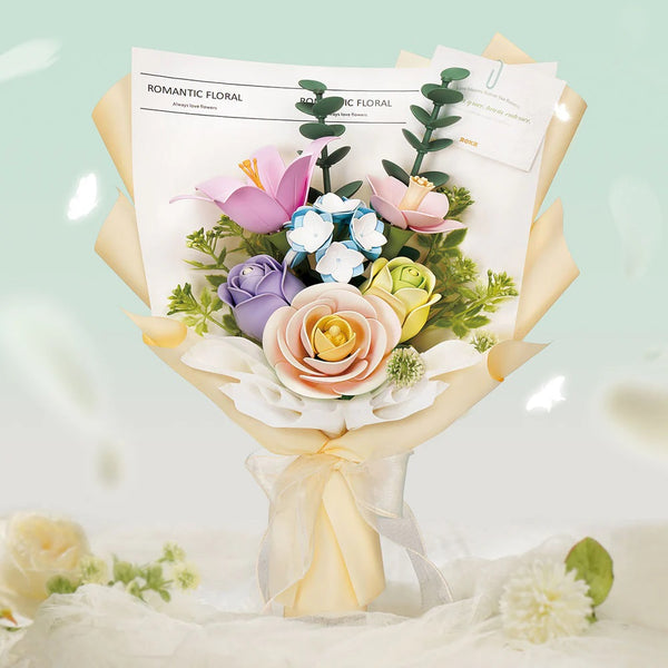 Echo Six Hobbies ROKR Spring Time Bouquet DIY 3D Puzzle, product image 4