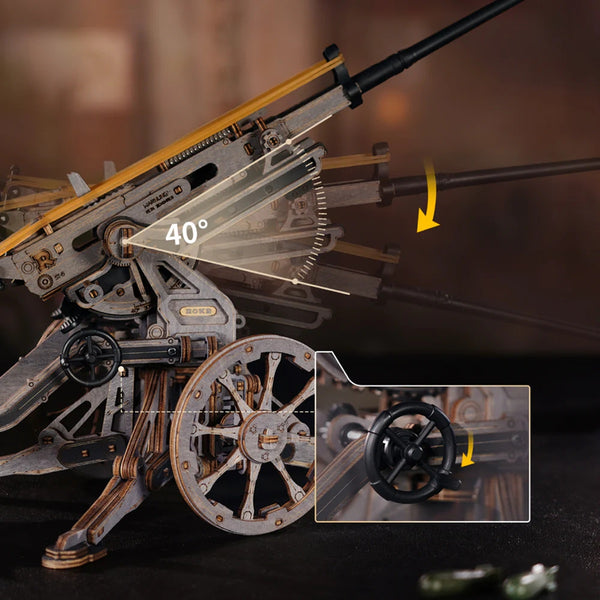 Echo Six Hobbies Robotime ROKR Anti-aircraft Gun LQM01, image 4