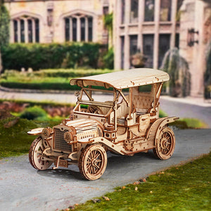 Echo Six Hobbies - ROKR Vintage Car 3D Wooden Puzzle (ROEMC801), image 5