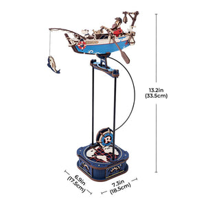 Echo Six Hobbies - ROKR Ocean Fisher Pendulum Balance Toy 3D Puzzle (ROEMCD02), image 5