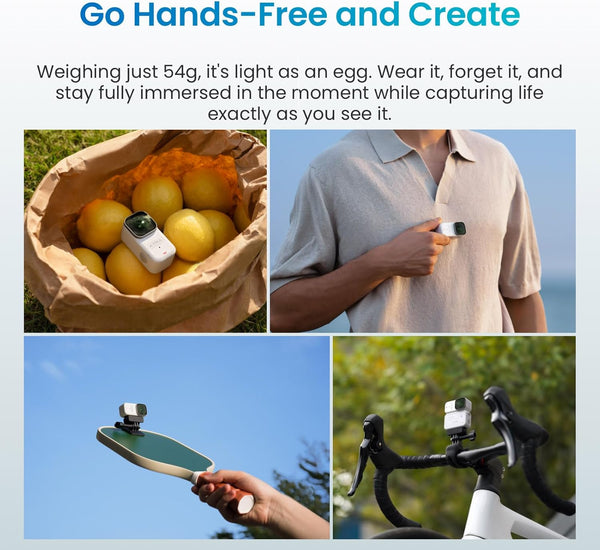 Echo Six Hobbies XTRA Atto Wearable 4K Action Camera (128GB) 4K/60fps Video – Image 6 | DroneNerds