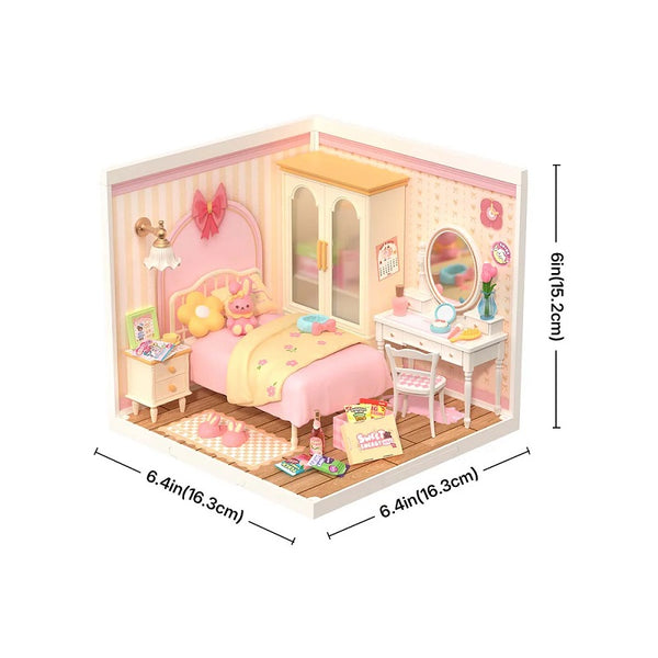 Echo Six Hobbies Rolife Lovely Pink Bedroom DW016 miniature house, product image 6