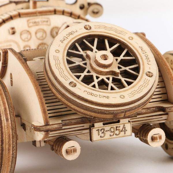 Echo Six Hobbies ROKR Grand Prix Car scale model 3D wooden puzzle, product image 6