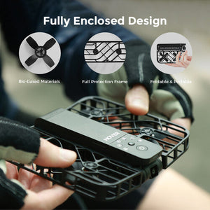 Echo Six Hobbies HOVERAir X1 Self-Flying Camera Drone (Combo, Black)