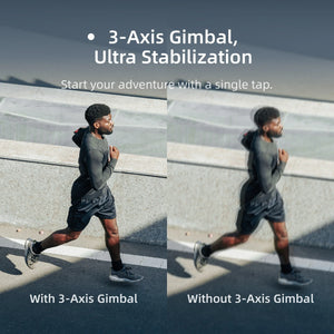 Echo Six Hobbies Skyrover S1 3-axis gimbal versus unstabilized footage comparison