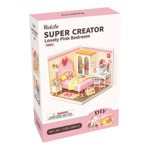 Echo Six Hobbies Rolife Lovely Pink Bedroom DW016 miniature house, product image 7