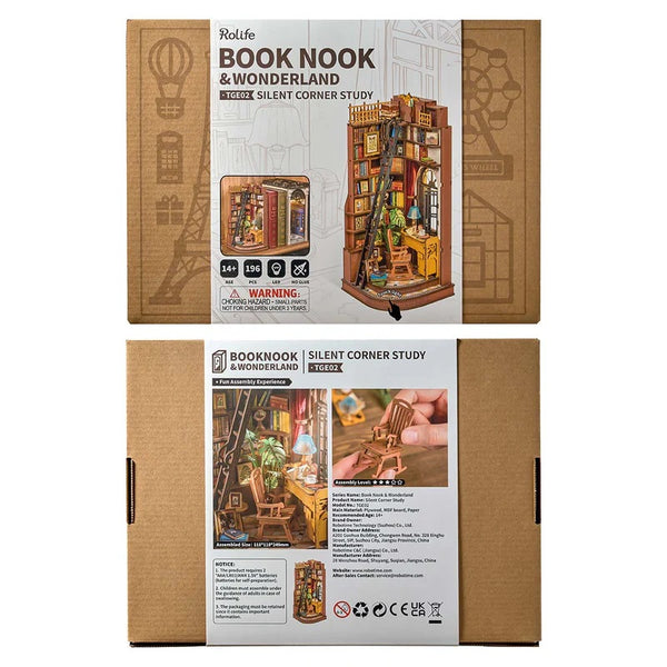 Echo Six Hobbies Rolife Silent Corner Study TGE02 book nook image 7