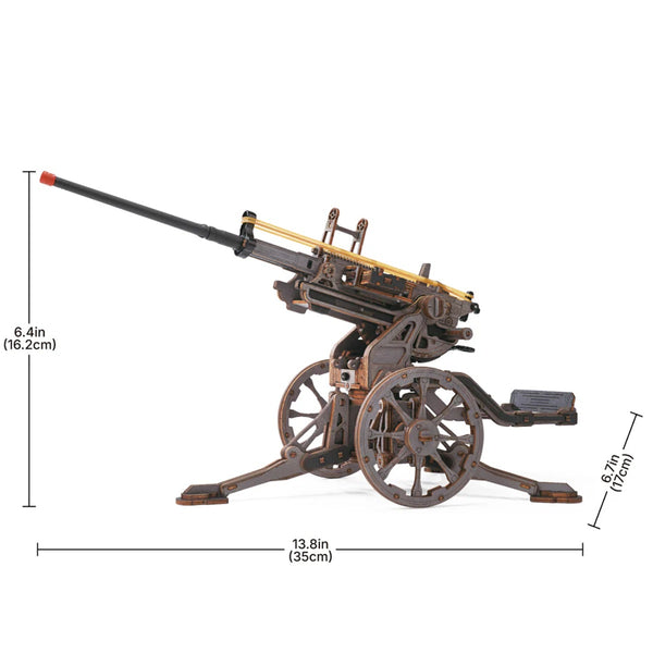 Echo Six Hobbies Robotime ROKR Anti-aircraft Gun LQM01, image 7
