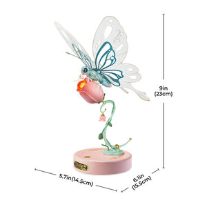 Echo Six Hobbies. ROKR Butterfly DIY mechanical 3D puzzle image 8.
