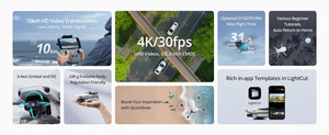 Echo Six Hobbies DJI Mini 4K Fly More Combo Drone Under 249g 31-Min Max Flight Time