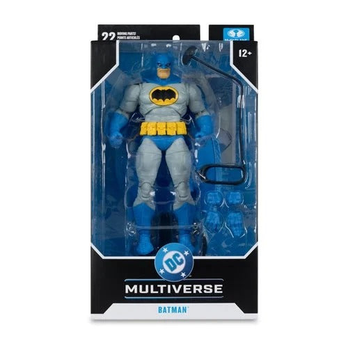 Batman action figure in packaging with DC Multiverse branding